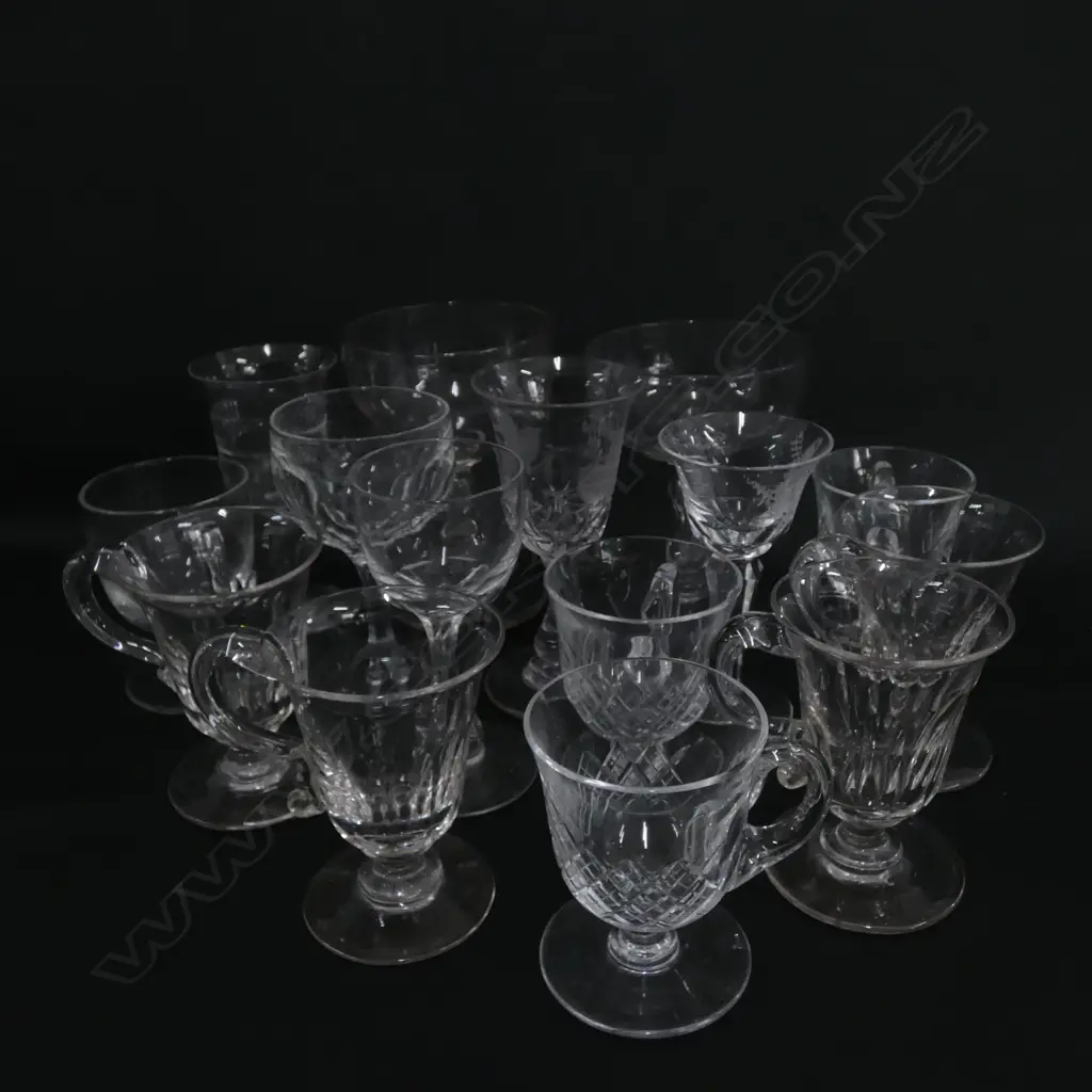 10X VARIOUS GEORGIAN TO EDWARDIAN GLASSES & OTHERS  Image 1++