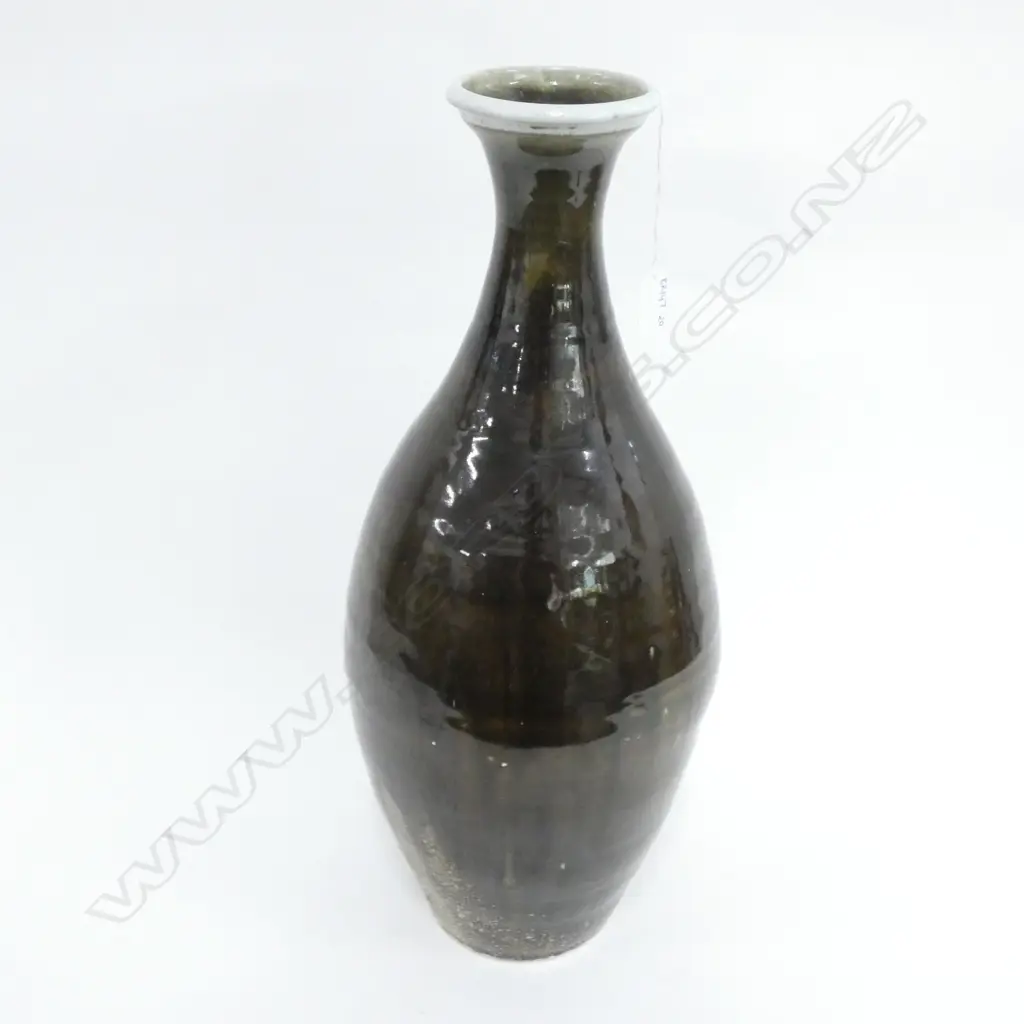 LARGE NZ STUDIO POTTERY FLOOR VASE H.540mm Image 1++