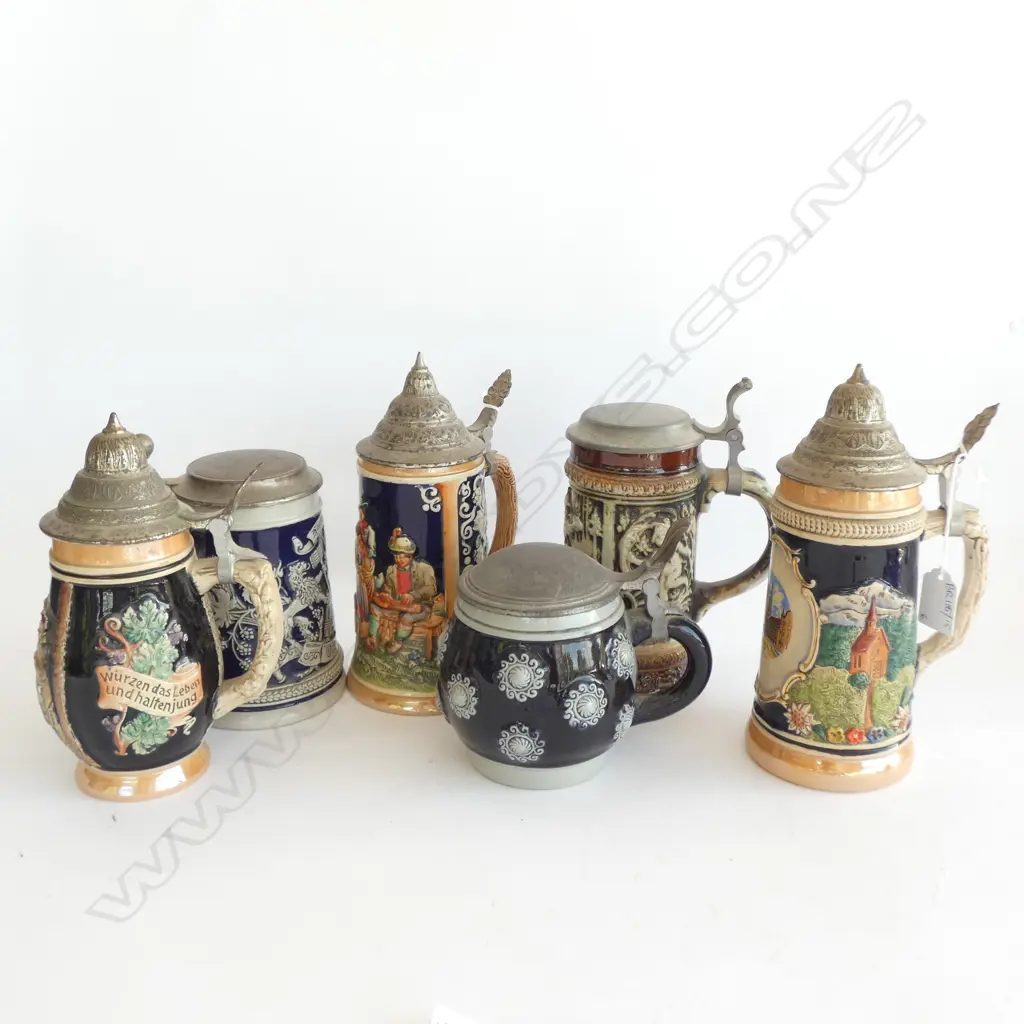 6 GERMAN STEINS Image 1++