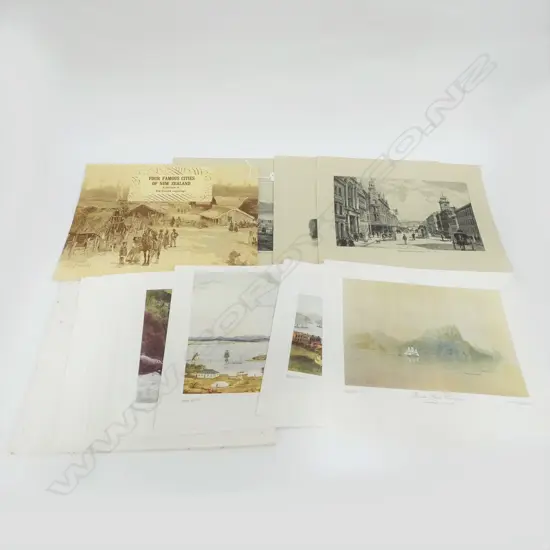 REPRODUCTION OF EARLY NZ ENGRAVINGS AND WATER COLOURS (W.W.)