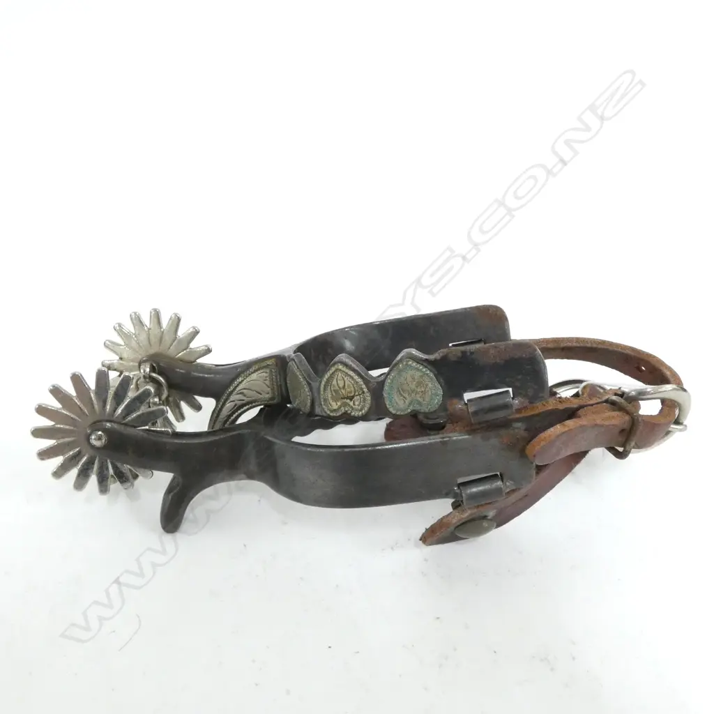 PAIR VINTAGE SPURS (W.W.) Image 1++