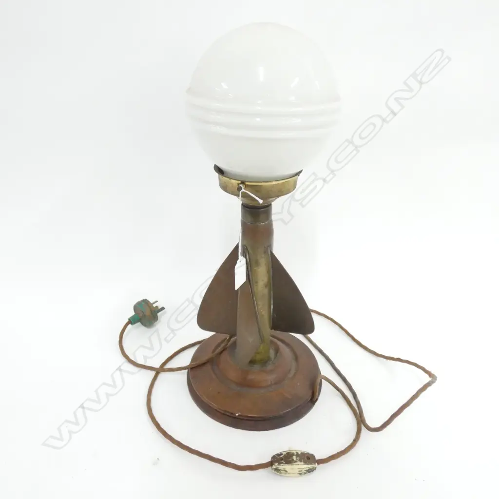 VINTAGE COPPER BULLET LAMP H.450mm Image 1++