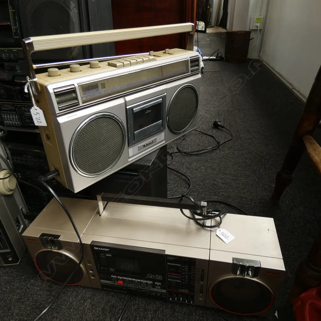 6 BOOMBOX STEREOS WORKING... Image 1++