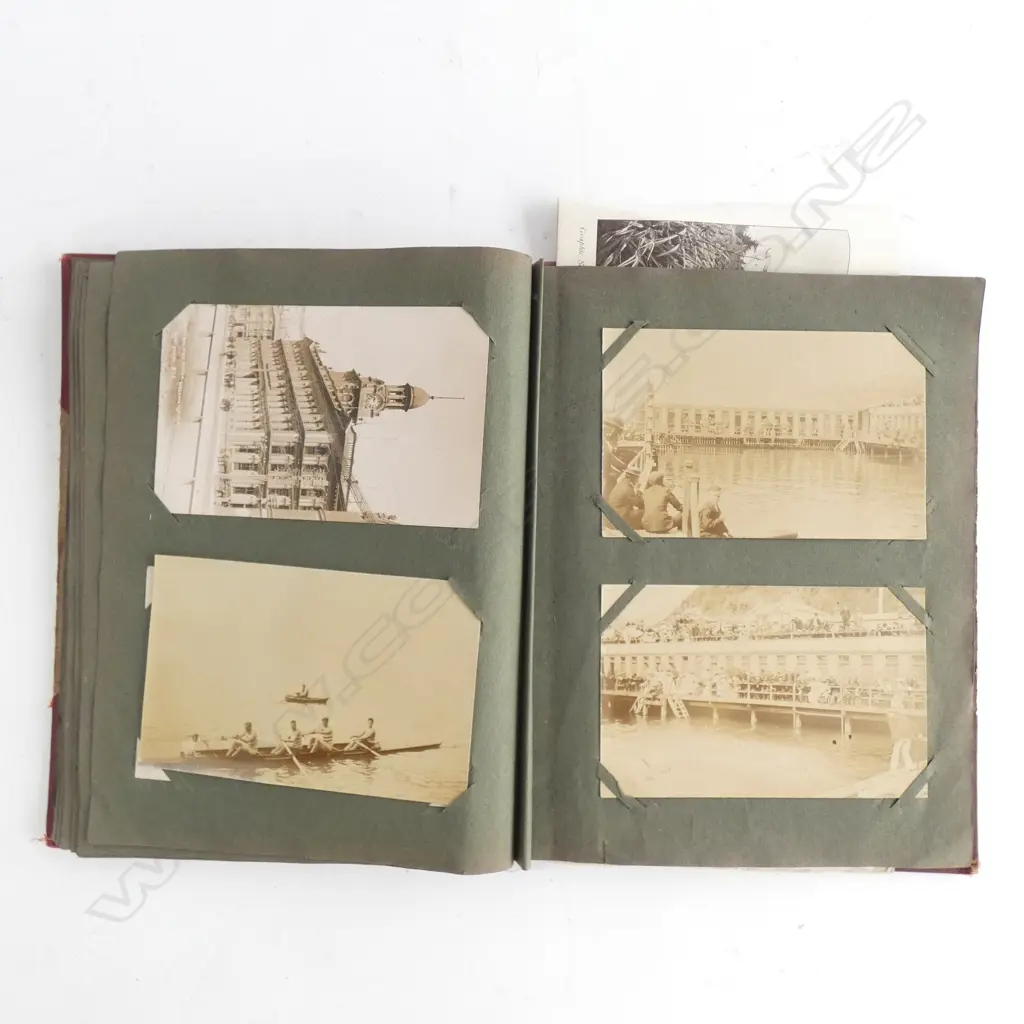 POSTCARD ALBUM EARLY WELLINGTON C. 1900 Image 1++