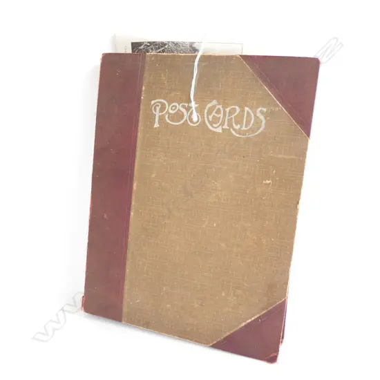 POSTCARD ALBUM EARLY WELLINGTON C. 1900