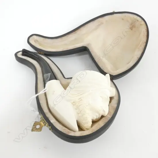 CASED MEERSCHAUM PIPE