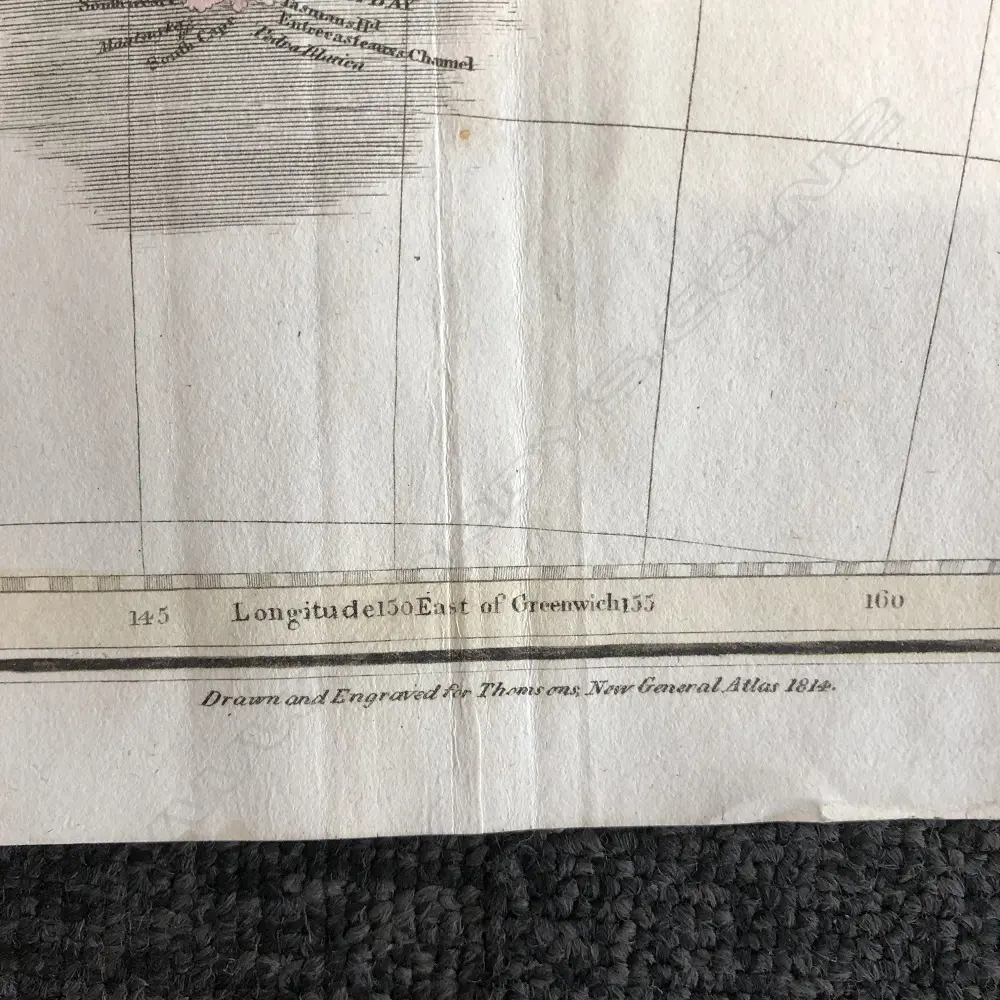 1814 MAP NEW HOLLAND & ASIATIC ISLES FOR THOMSON'S... Image 1++