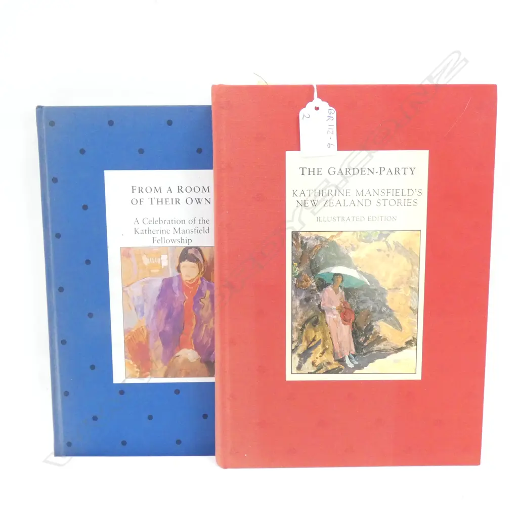 2 KATHERINE MANSFIELD HARD COVER ILLUSTRATED BOOKS; THE GARDEN PARTY & FROM A ROOM OF THEIR OWN Image 1++