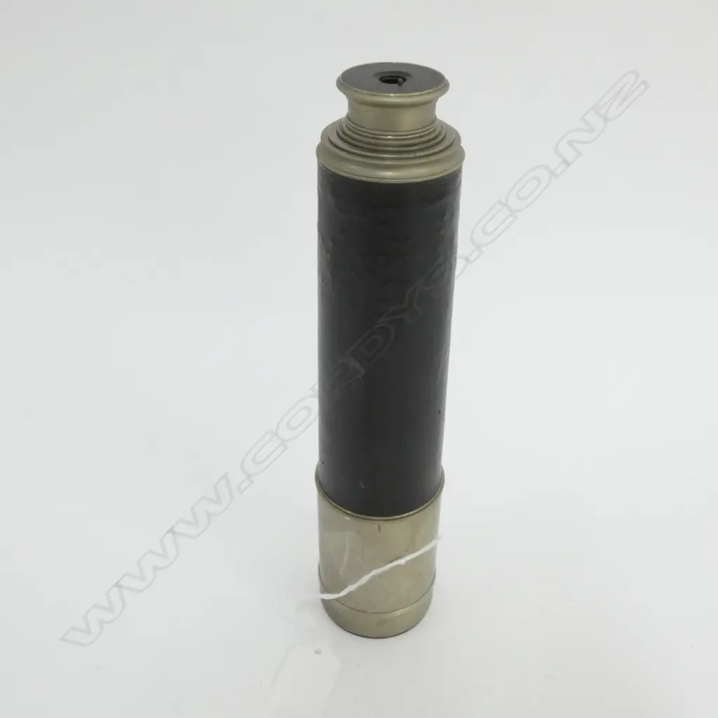 LATE 19thC ENGLISH 4 DRAW TELESCOPE L.940mm max Image 1++