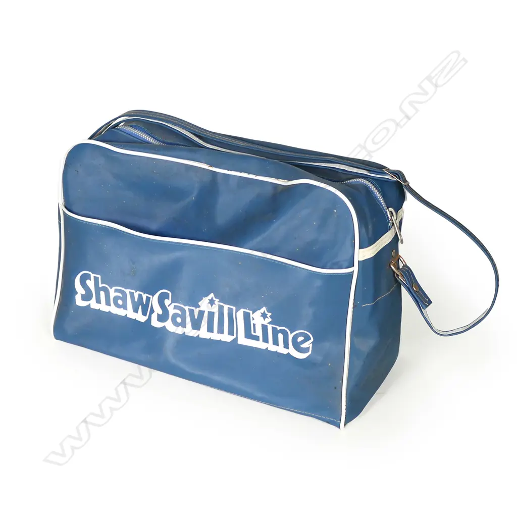 VINTAGE 1960-70S 'SHAW SAVILLE LINE' TRAVEL BAG, 350 X 260MM Image 1++