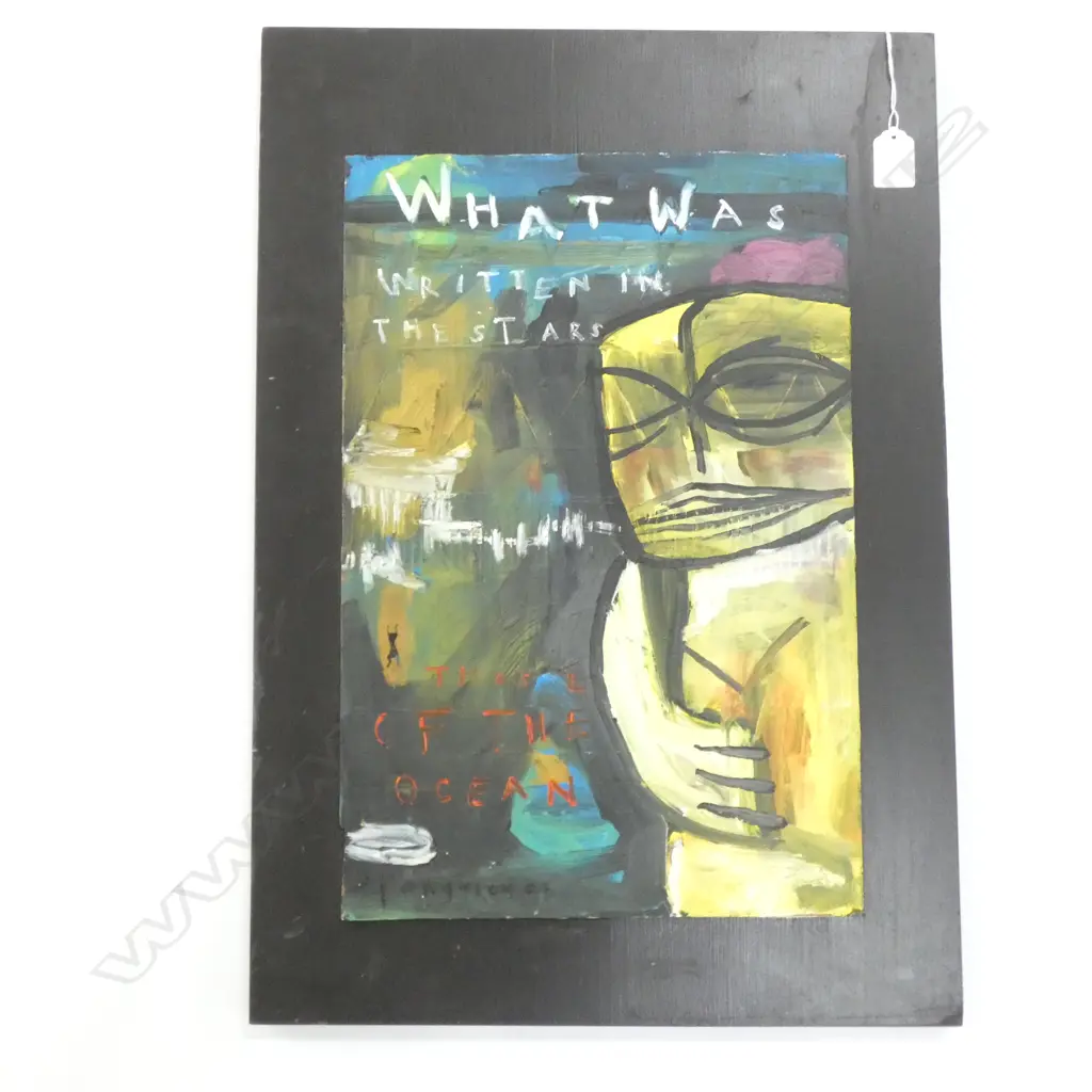 MAHIRIKI TANGAROA 'WHAT WAS WRITTEN IN THE STARS...THOSE OF THE OCEAN' OIL ON BOARD 450x300mm Image 1++