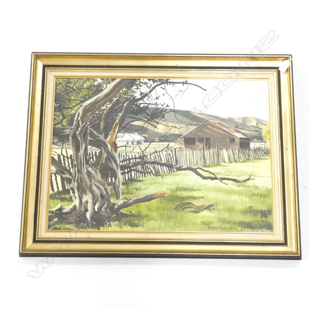 GRAHAM BRADDOCK 'NATURE'S SCULPTURE - NELSON' '76 OIL ON BOARD 435x615mm Image 1++