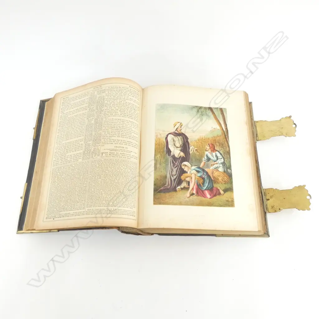 LATE 19thC HOLY BIBLE H.340mm Image 1++