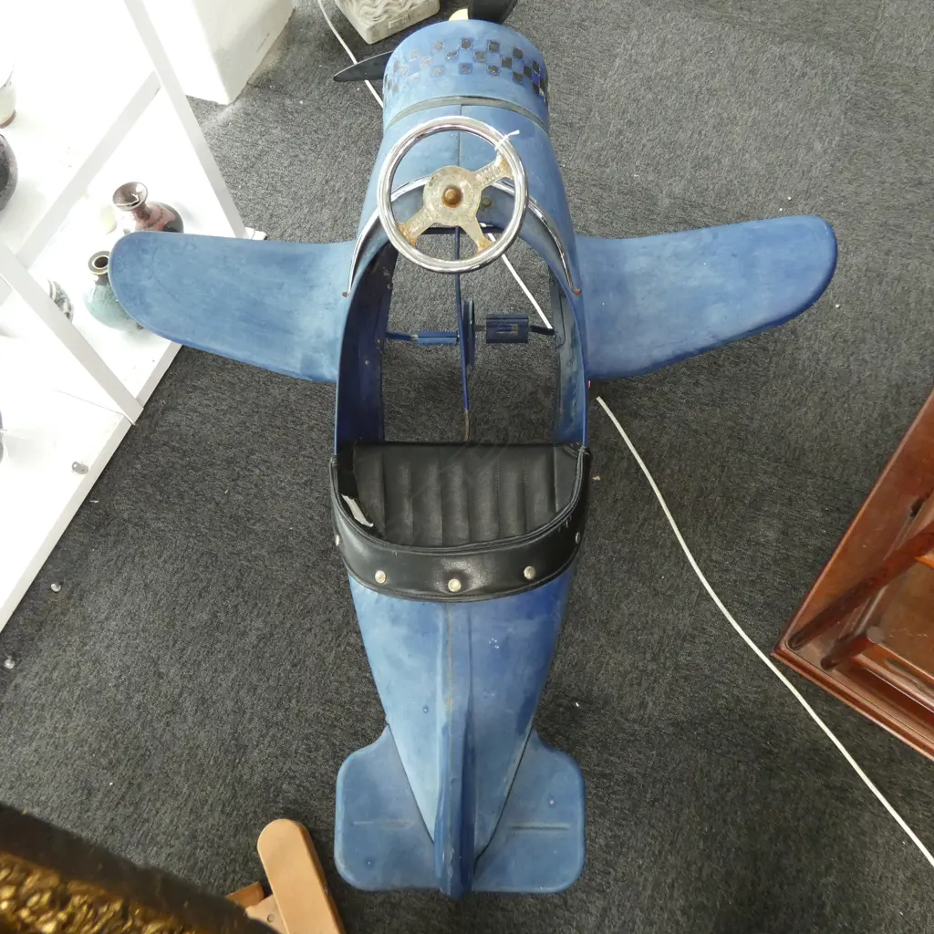CHILDS TOY PEDAL PLANE L.1200mm Image 1++