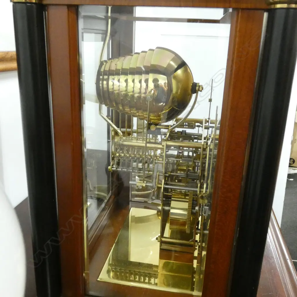 KIENINGER 9 BELL CLOCK BIEDERMEIER STYLE... Image 1++