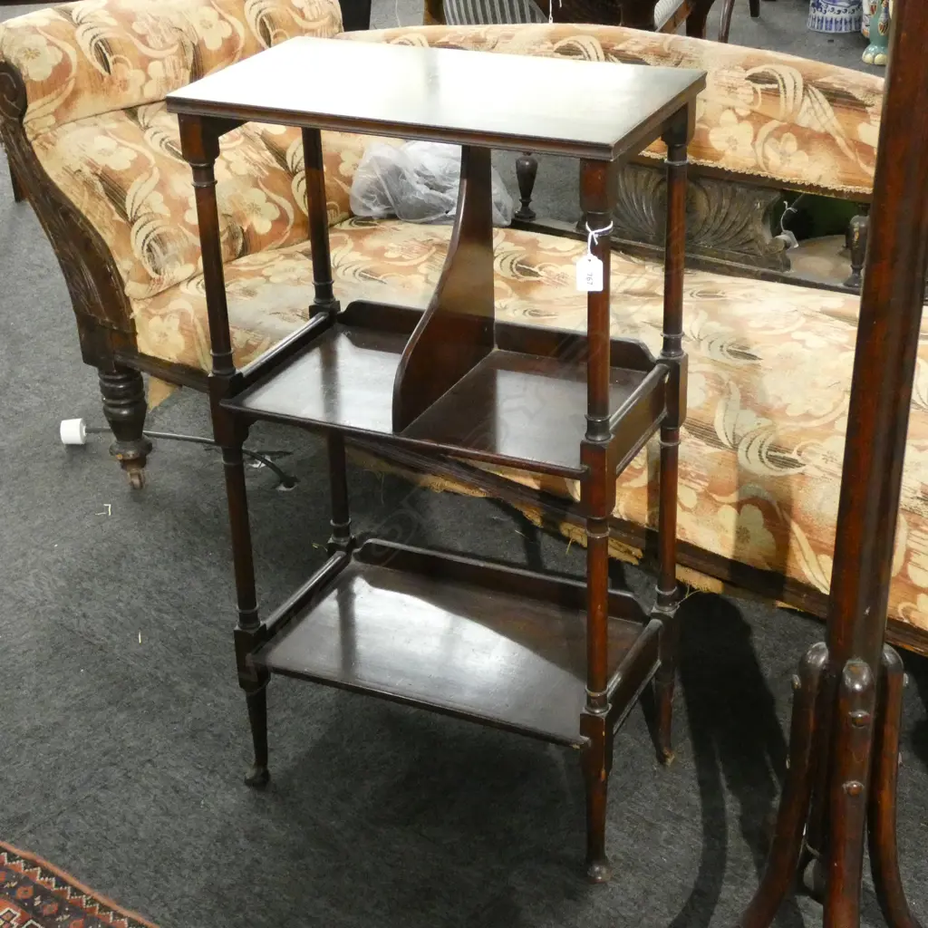 SMALL MAHOGANY VINTAGE BOOKCASE REGENCY STYLE... Image 1++