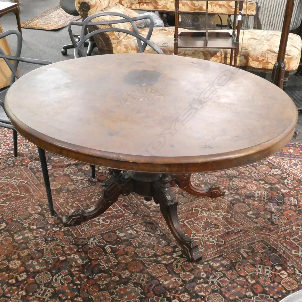 OVAL VICTORIAN LOO TABLE... Image 1++