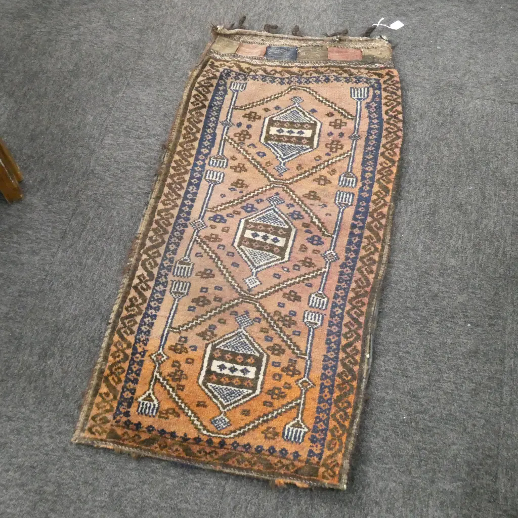 HAND KNOTTED TURKOMAN LARGE BEDDING BAG 1150x570mm Image 1++