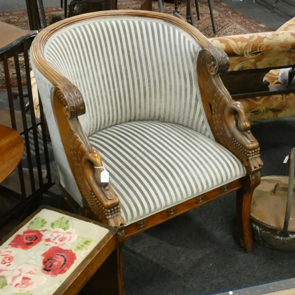 PR AMERICAN REGENCY STYLE ARMCHAIRS Image 1++