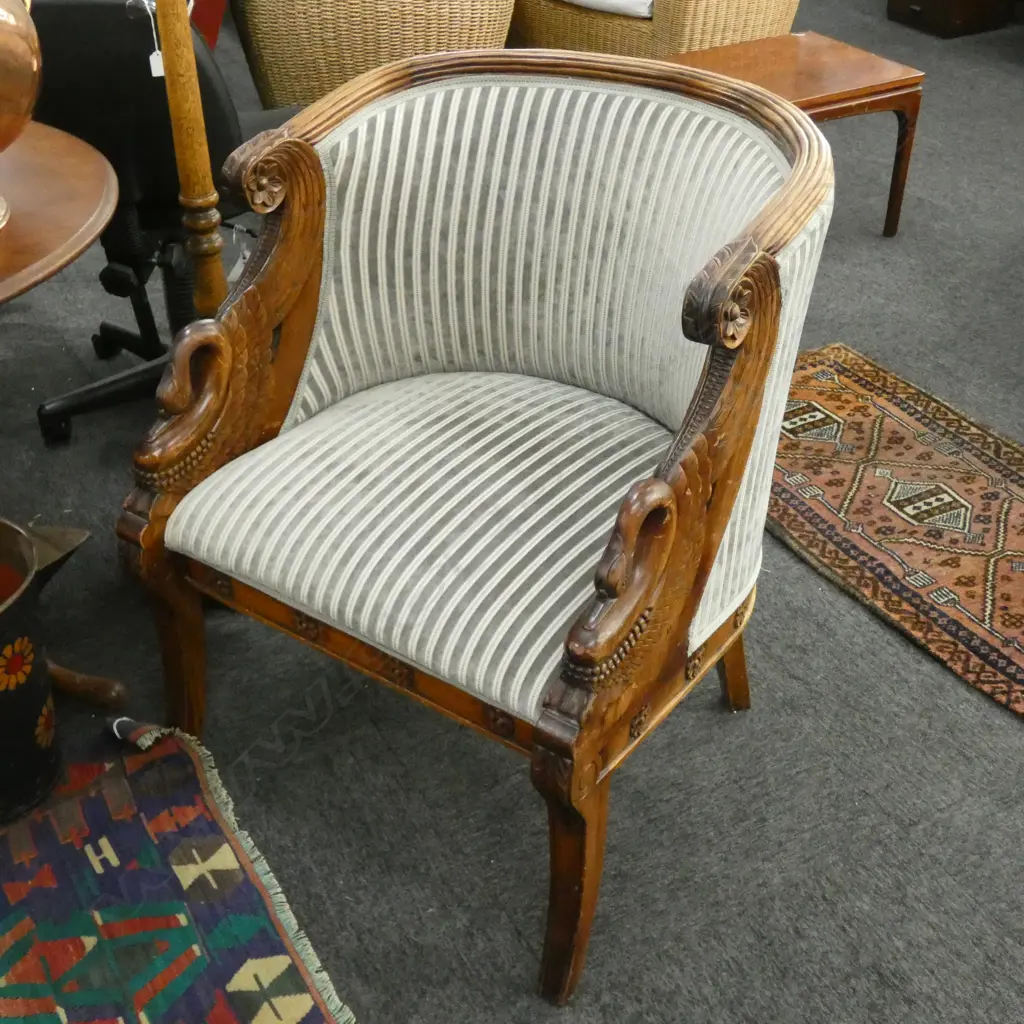 PR AMERICAN REGENCY STYLE ARMCHAIRS Image 1++