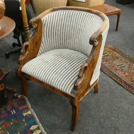 PR AMERICAN REGENCY STYLE ARMCHAIRS