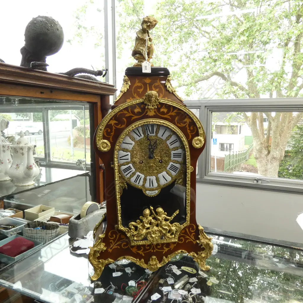 ITALIAN INLAY CLOCK H.760mm Image 1++