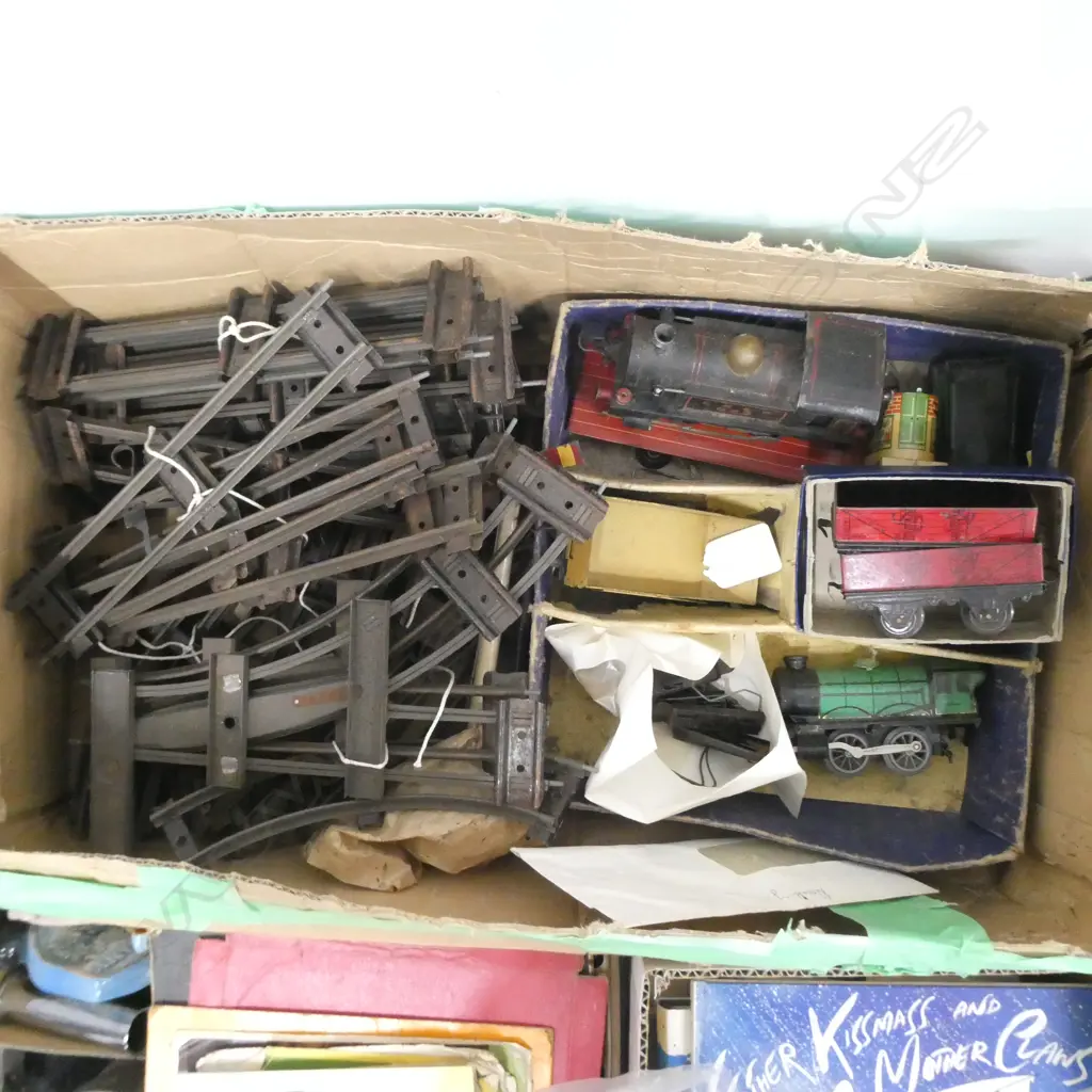 BOX LOT VINTAGE HORNBY TRAINSET  Image 1++