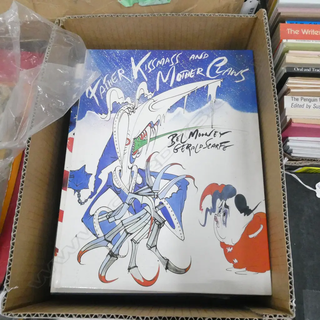 BOX LOT RALPH STEADMAN ILLUSTRATION BOOKS Image 1++