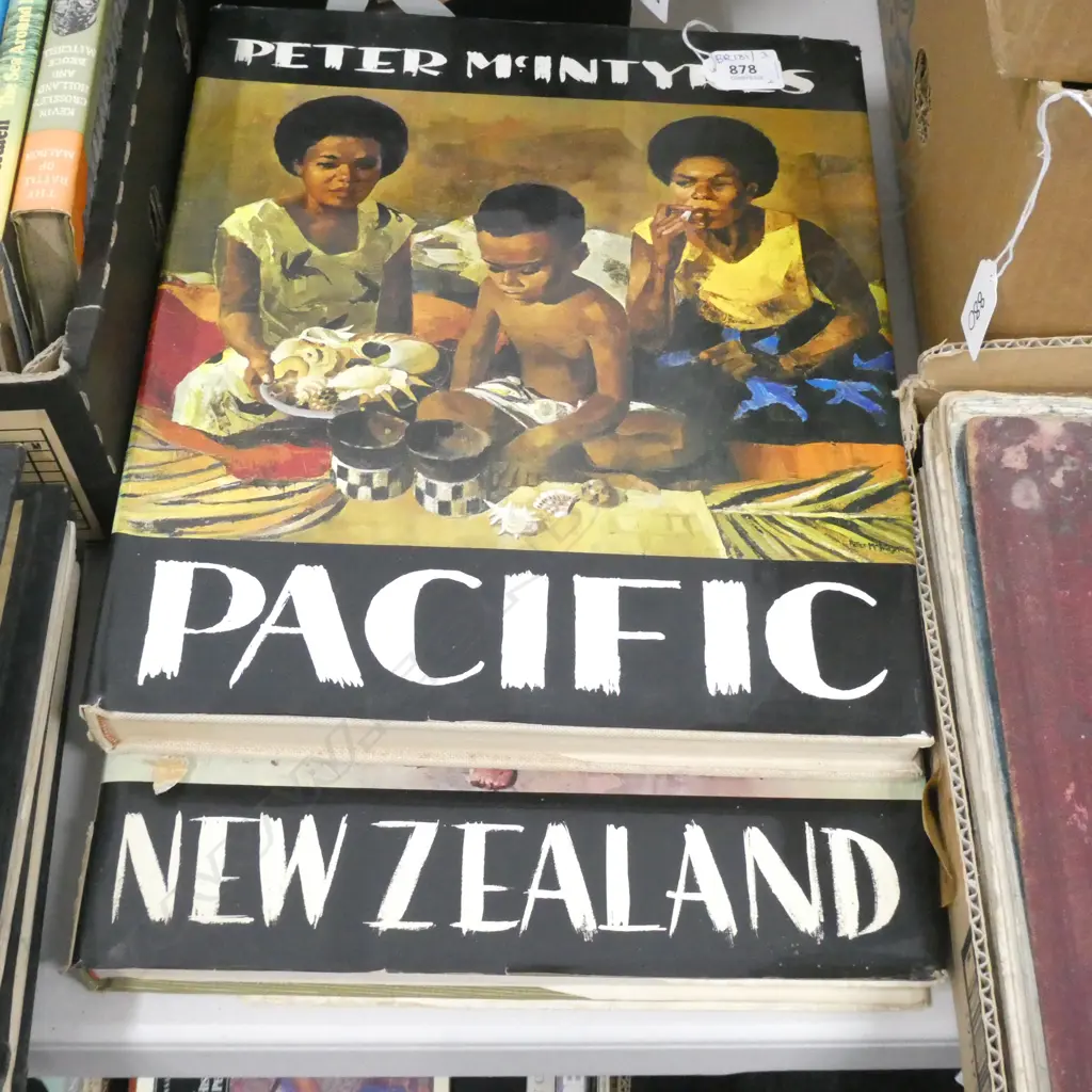 2 VOLS. PETER MCINTYRE 'PACIFIC' & 'NZ' [ONE VOLUME IS SIGNED BY McINTYRE] Image 1++