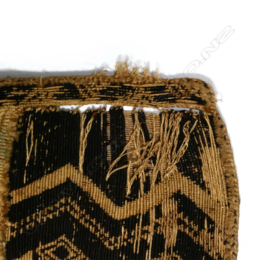 A rare Māori kaitaka cloak with tāniko borders Image 1++