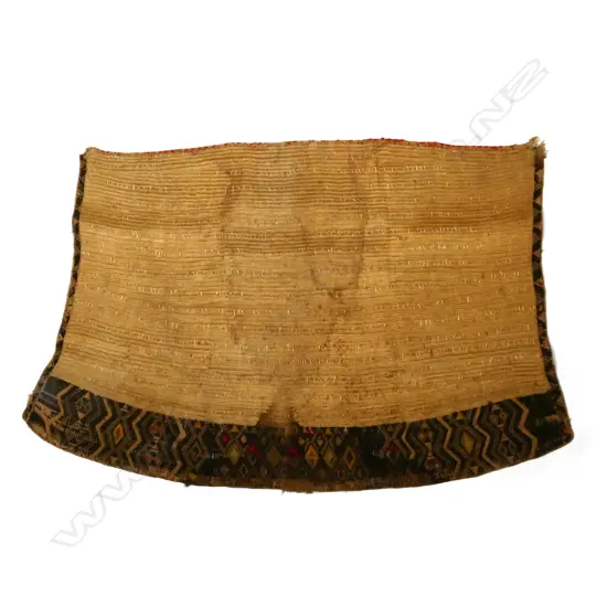 A rare Māori kaitaka cloak with tāniko borders