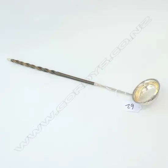 GEO III SILVER TODDY LADLE 23 GRAMS