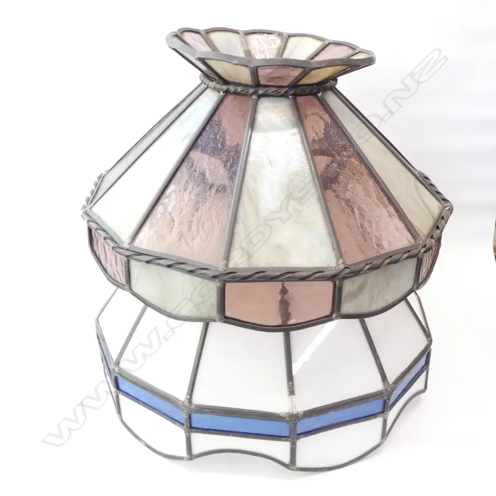 2 LEADLIGHT LIGHTSHADSES 400MM DIA ONE WITH MINOR AF Image 1++