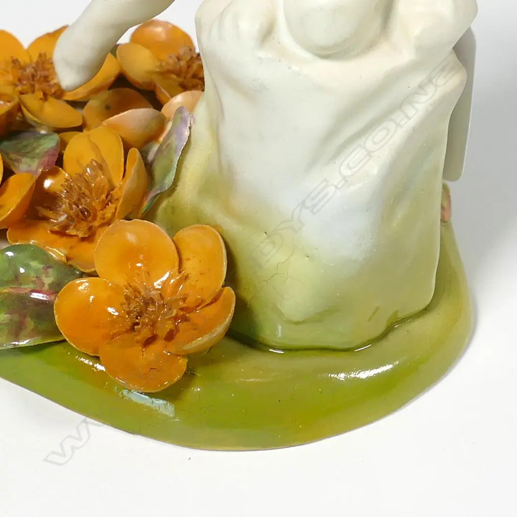 ROYAL DOULTON SEATED CHRUB, PROFESSIONALLY RESTORED ON BASE H.125MM Image 1++