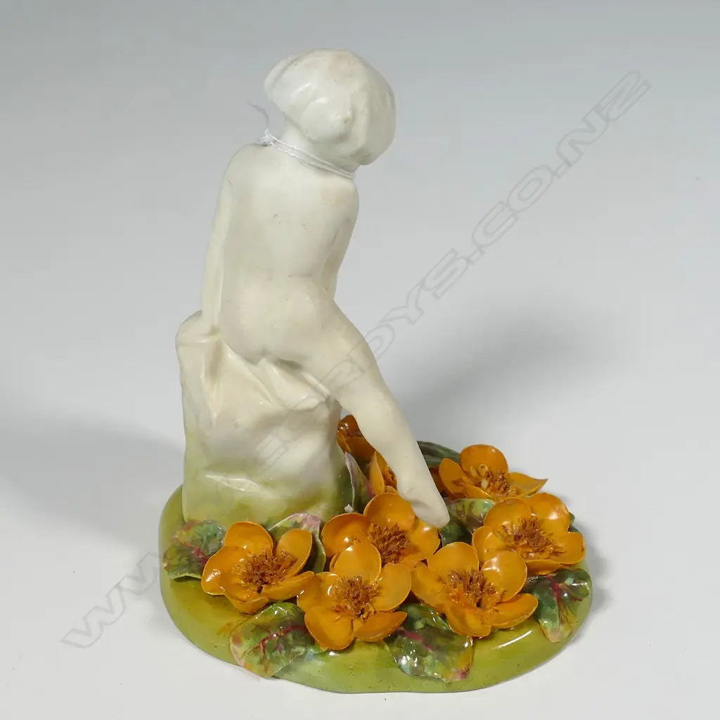 ROYAL DOULTON SEATED CHRUB, PROFESSIONALLY RESTORED ON BASE H.125MM Image 1++