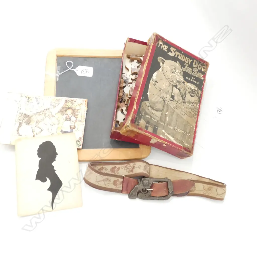 LOT SLATE BOARD/BONZO JIGSAW/BELT ETC Image 1++