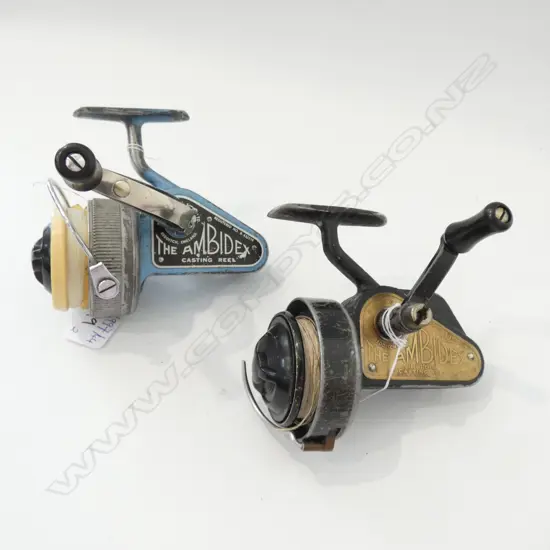 2 AMBIDEX CASTING REELS
