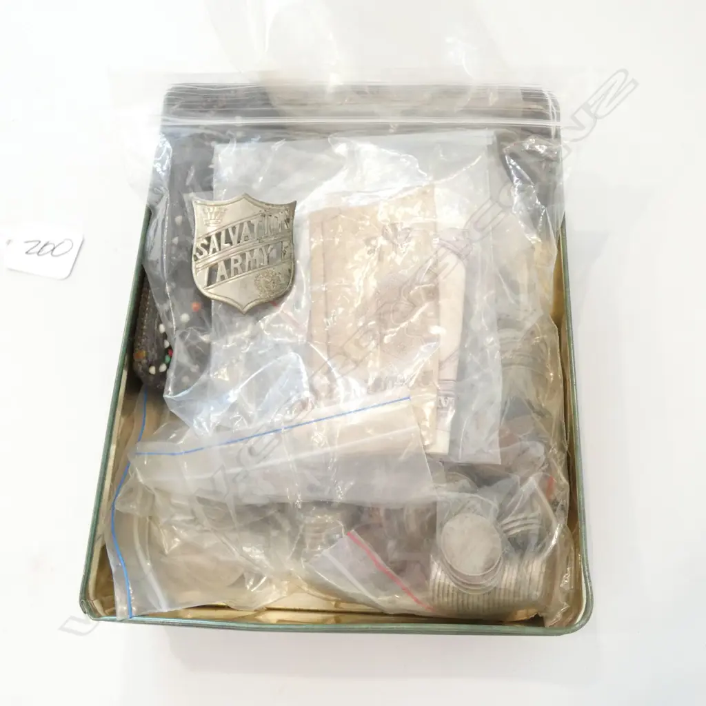 COIN COLLECTION WITH S ARMY BADGE Image 1++