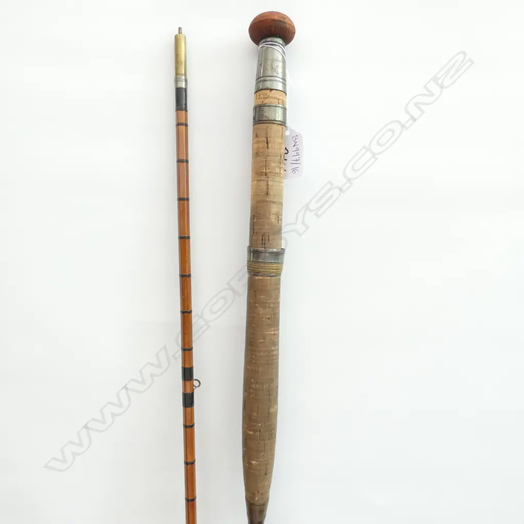 'HEXACANE' 3 PCE SPLIT CANE ROD A. & N.C.S LTD LONDON 9'6'' Image 1++