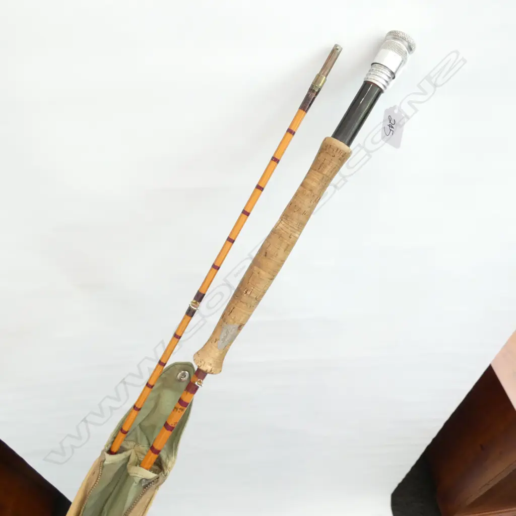 SPLIT CANE HARDYS KNOCKABOUT 9'6'' C. 1955 IN ORIG. BAG Image 1++