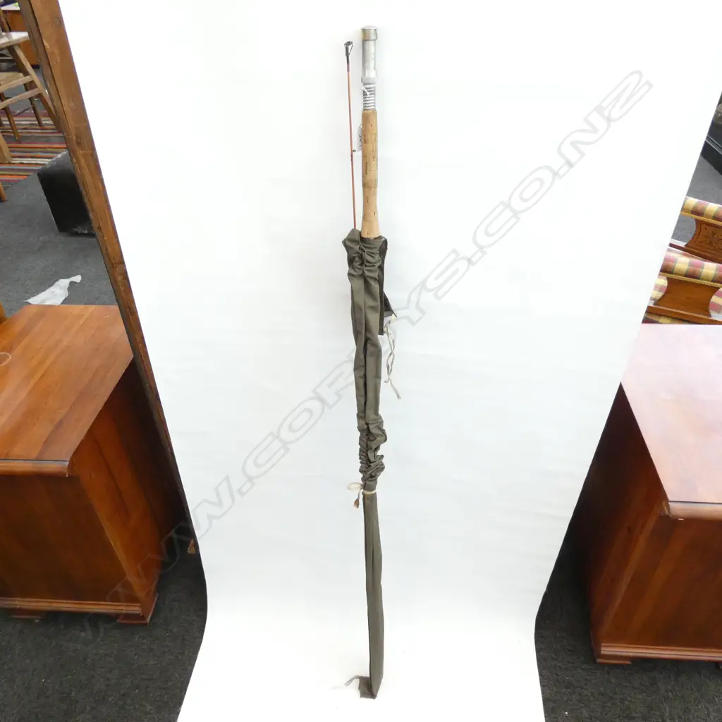 2 PCE J. S. SHARPE LTD ABERDEEN 9'6'' SPLIT CANE ROD 'THE SCOTTIE' Image 1++