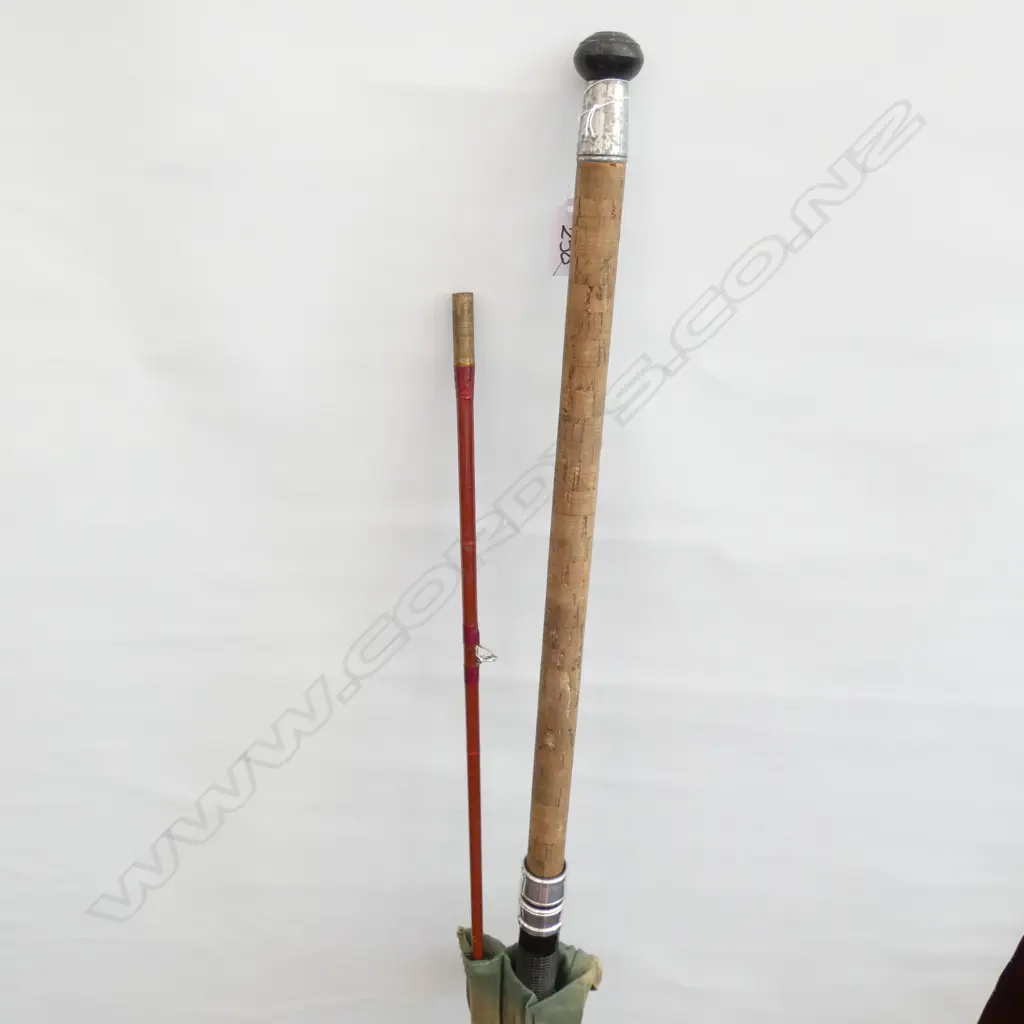 FORSHAW LIVERPOOL GLASS 10' SPIN HEAVY SPLIT CANE ROD Image 1++