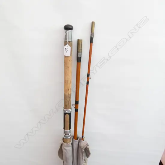 3 PCE  DAWSONS OF BROMLEY 13' GLASS SALMON ROD