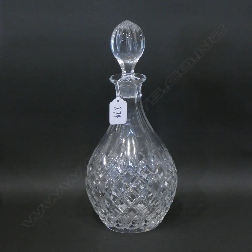 CUT CRYSTAL DECANTER POSSIBLY WATERFORD Image 1++
