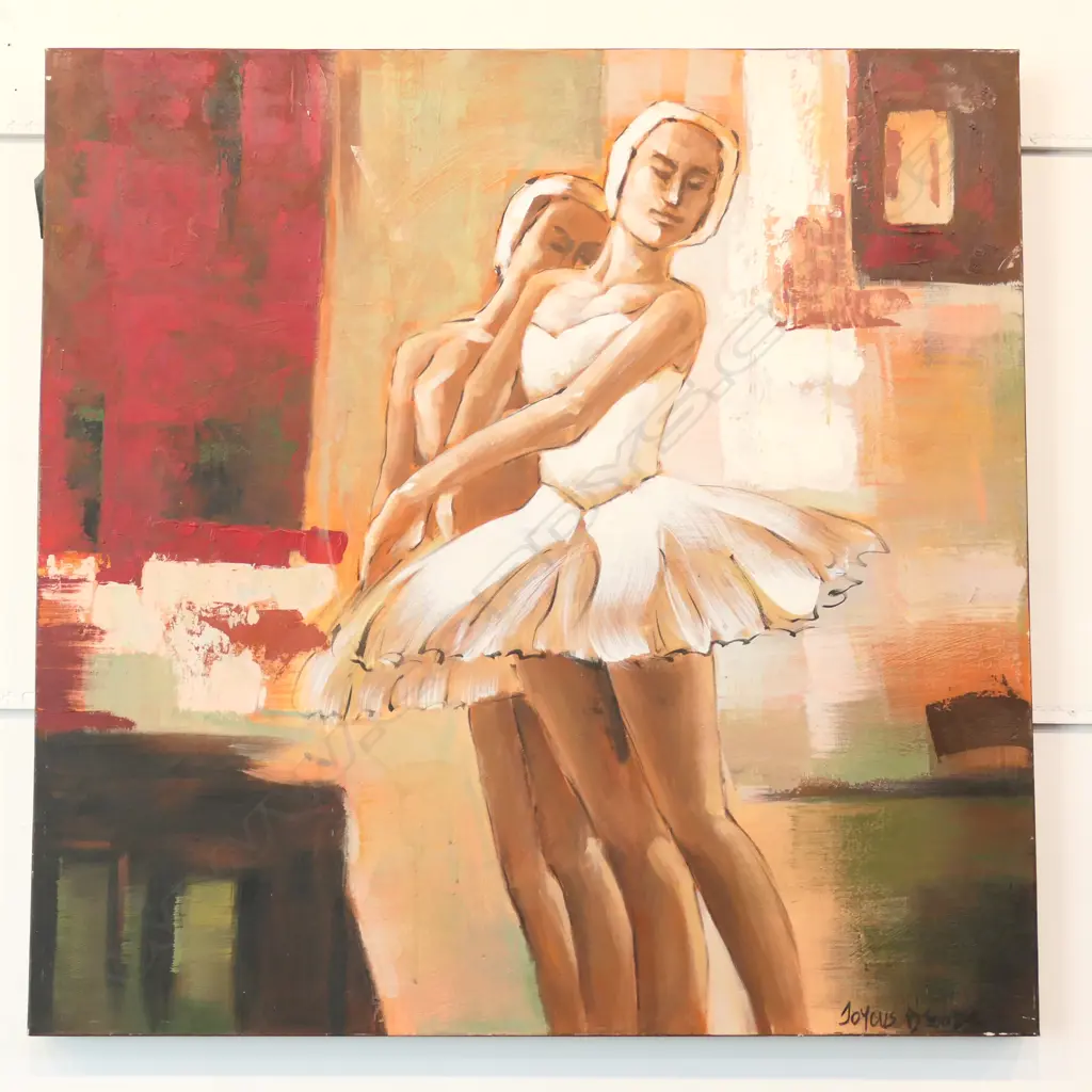 JOYLUS D'SOUZA LGE PAINTING BALLERINA 1 1M SQ Image 1++