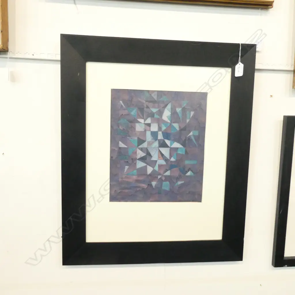 GEOFFREY FAIRBURN 1905-99, GEOMETRIC ABSTRACT, W/C SIGNED AND DATED  Image 1++