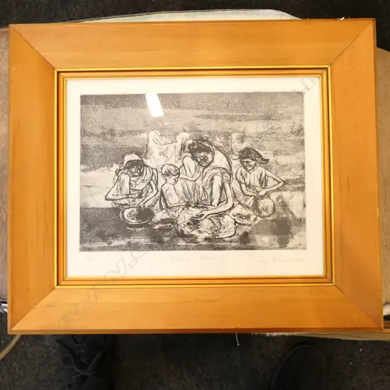 ROY DALGARNO ETCHING 15/40  'INDIA SUITE VIII' SIGNED