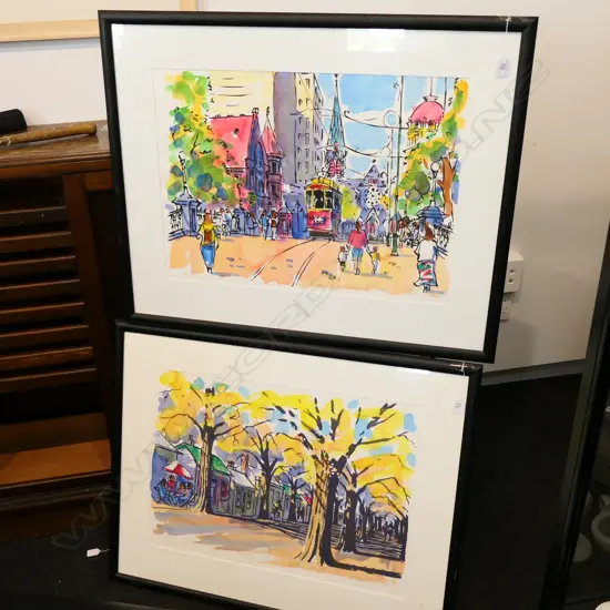 PHILIP BEADLE X2 W/C; CHRISTCHURCH AND ARROWTOWN 890 X 720MM