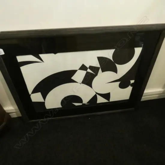 LLOYD HILLYER ABSTRACT PAINTING 1020 X 780MM