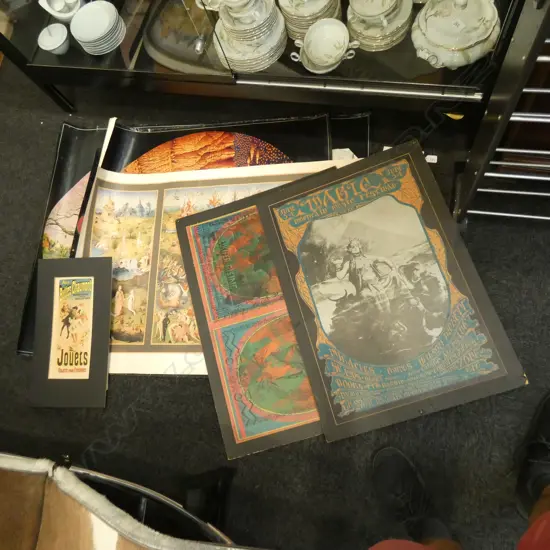 ASST MOUNTED +UNMOUNTED POSTERS SOME C1970